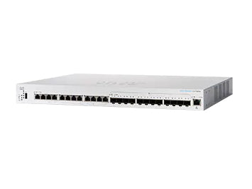 Cisco Business 350 Series CBS350-24XTS - Interruptor - L3 - Administrado - 12 x 10GBase-T + 12 x 10 Gigabit SFP+ - montável em trilho