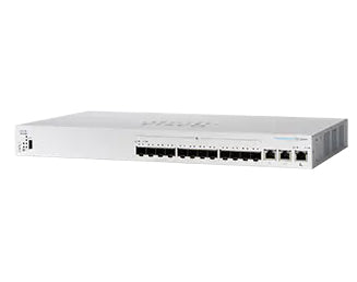 Cisco Business 350 Series CBS350-12XS - Switch - L3 - Admin - 10 x 10 Gigabit SFP+ + 2 x 10 Gigabit SFP+/RJ-45 combo - montaje en riel