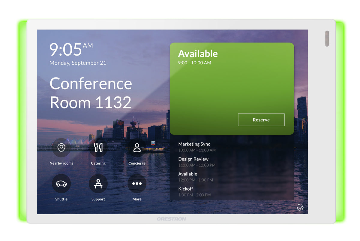 7 in. Room SchedulingTouch Screen