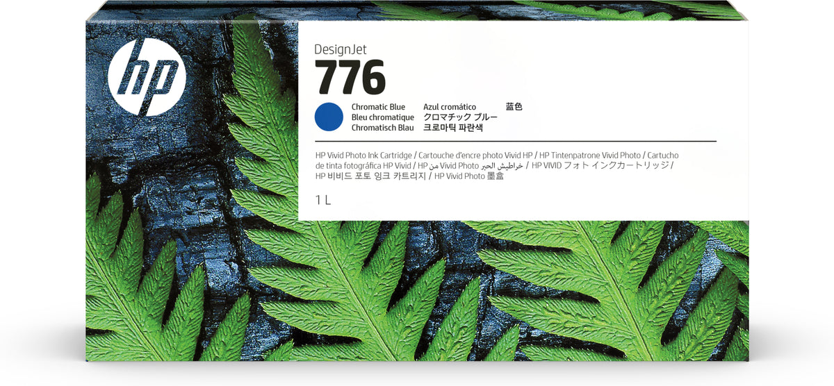 HP 776 - 1 L - high capacity - chromatic blue - original - DesignJet - ink cartridge - for DesignJet Z9+ Pro