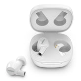 Belkin SoundForm Rise - Wireless headphones with microphone - in-ear - bluetooth - white