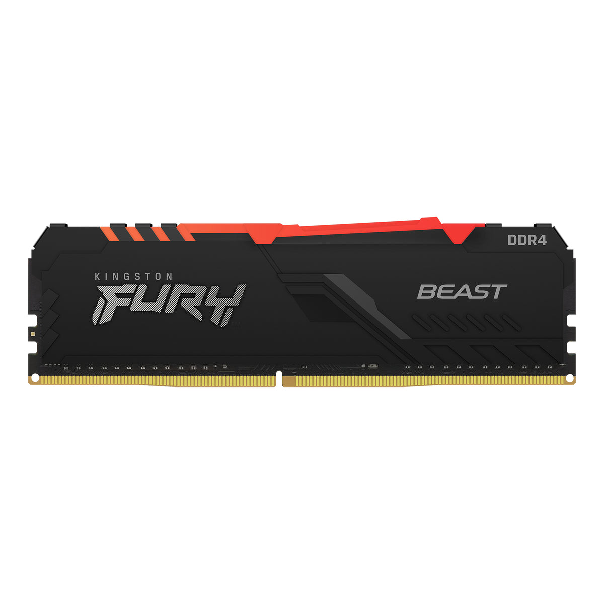 Kingston FURY Beast RGB - DDR4 - módulo - 8 GB - DIMM 288-pin - 2666 MHz / PC4-21300 - CL16 - 1.2 V - unbuffered - sem ECC - preto