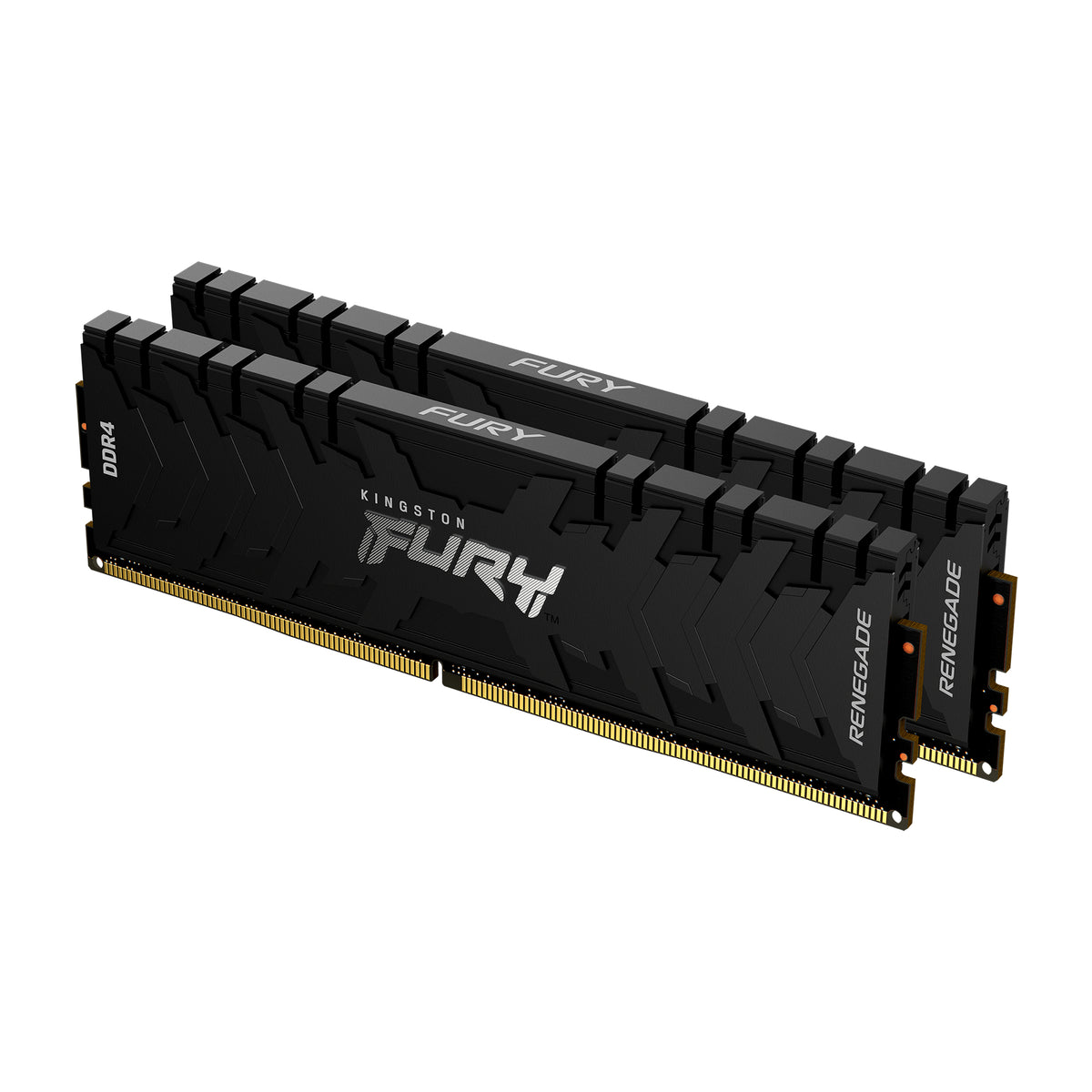 Kingston FURY Renegade - DDR4 - kit - 16 GB: 2 x 8 GB - 288-pin DIMM - 3200 MHz / PC4-25600 - CL16 - 1.35 V - unbuffered - no ECC - black