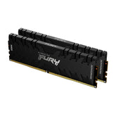 Kingston FURY Renegade - DDR4 - kit - 16 GB: 2 x 8 GB - DIMM de 288 pines - 3200 MHz / PC4-25600 - CL16 - 1,35 V - sin búfer - sin ECC - negro