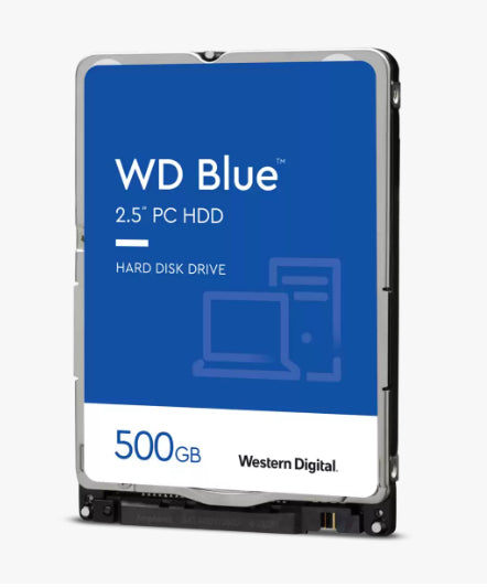 WD Blue WD5000LPZX - Disco rígido - 500 GB - interna - 2.5" - SATA 6Gb/s - 5400 rpm - buffer: 128 MB