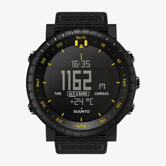 Suunto Core - Relógio de pulso - digital - composto - TX preto amarelo