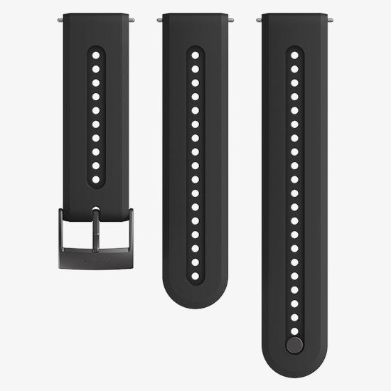 Suunto Athletic 7 - Smart watch watch strap - size Small/Medium - black, charcoal - for Suunto 7, 9, Spartan Sport, Spartan Sport HR Baro Amber, Spartan Sport HR Baro Stealth