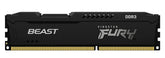 Kingston FURY Beast - DDR3 - kit - 8 GB: 2 x 4 GB - 240 pin DIMM - 1600 MHz / PC3-12800 - CL10 - 1.5 V - unbuffered - no ECC - black