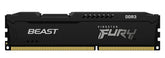 Kingston FURY Beast - DDR3 - kit - 16 GB: 2 x 8 GB - DIMM de 240 pines - 1866 MHz / PC3-14900 - CL10 - 1,5 V - sin búfer - sin ECC - negro