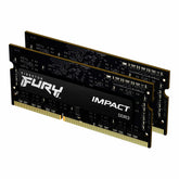 Kingston FURY Impact - DDR3L - kit - 8 GB: 2 x 4 GB - SO DIMM 204-pinos - 1866 MHz / PC3L-14900 - CL11 - 1.35 / 1.5 V - unbuffered - sem ECC - preto