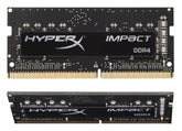 Kingston FURY Impact - DDR4 - kit - 32 GB: 2 x 16 GB - SO DIMM de 260 pines - 2666 MHz / PC4-21300 - CL16 - 1,2 V - sin búfer - sin ECC - negro