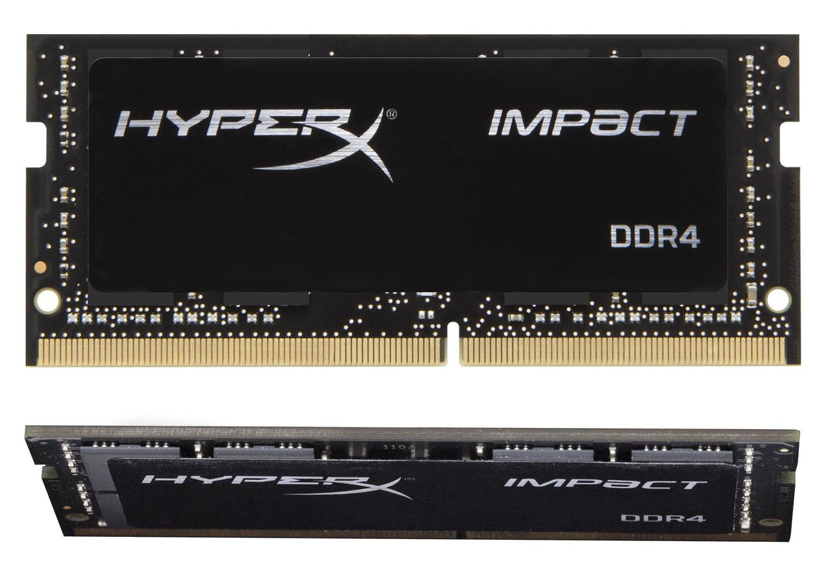 Kingston FURY Impact - DDR4 - kit - 64 GB: 2 x 32 GB - SO DIMM de 260 pines - 2666 MHz / PC4-21300 - CL16 - 1,2 V - sin búfer - sin ECC - negro