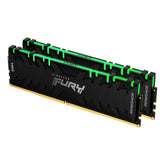 Kingston FURY Renegade RGB - DDR4 - kit - 32 GB: 2 x 16 GB - DIMM de 288 pines - 3200 MHz / PC4-25600 - CL16 - 1,35 V - sin búfer - sin ECC - negro