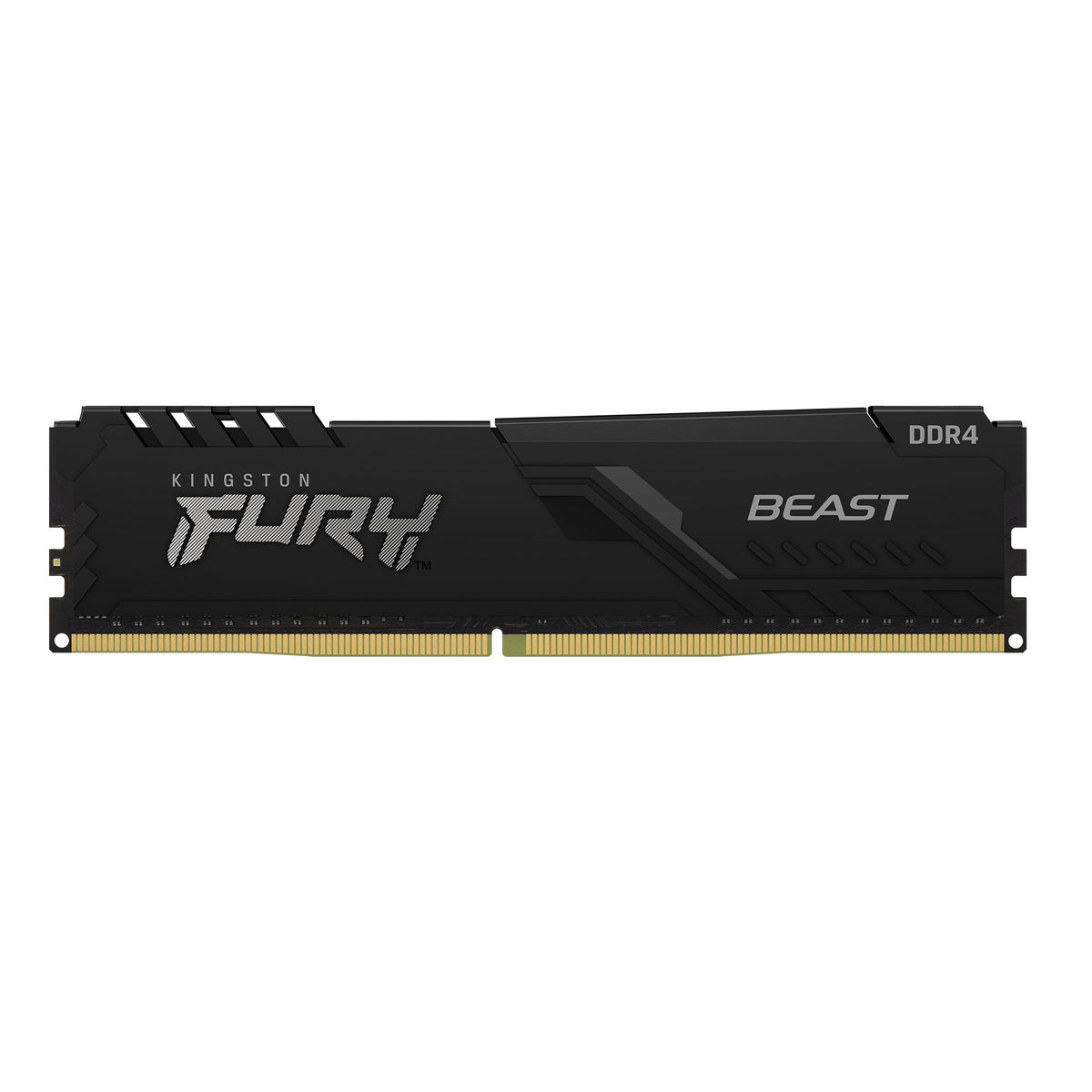 Kingston FURY Beast - DDR4 - módulo - 16 GB - DIMM 288-pin - 3200 MHz / PC4-25600 - CL16 - 1.35 V - unbuffered - sem ECC - preto