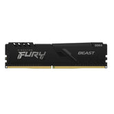 Kingston FURY Beast - DDR4 - módulo - 16 GB - DIMM de 288 pines - 3200 MHz / PC4-25600 - CL16 - 1,35 V - sin búfer - sin ECC - negro