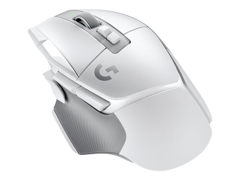 Logitech G G502 X LIGHTSPEED - Rato - óptico - 8 botões - sem fios - LIGHTSPEED - recetor Logitech LIGHTSPEED - branco