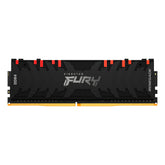 Kingston FURY Renegade RGB - DDR4 - módulo - 8 GB - DIMM de 288 pines - 3600 MHz / PC4-28800 - CL16 - 1,35 V - sin búfer - sin ECC - negro