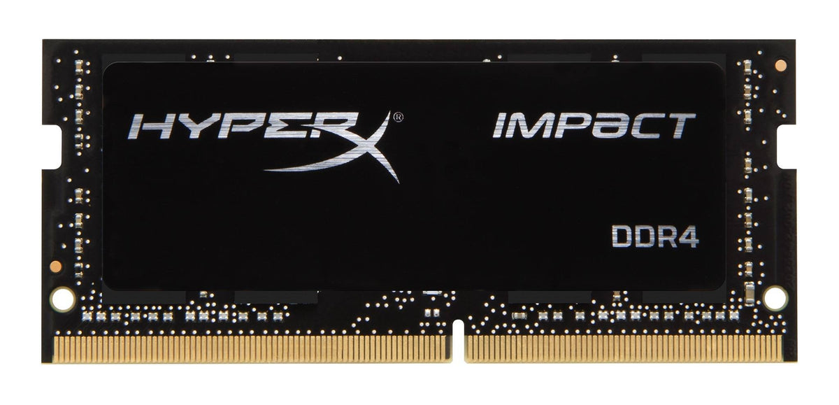 Kingston FURY Impact - DDR4 - module - 32 GB - 260-pin SO DIMM - 2666 MHz / PC4-21300 - CL16 - 1.2 V - unbuffered - no ECC - black