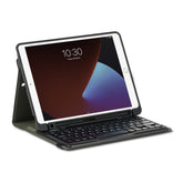 Targus Pro-Tek Education - Keyboard and Folio Folder (Case) - Wireless - Bluetooth 5.1 - German - Black Keyboard, Black Case - For Apple 10.2-inch iPad (7th Gen, 8th Gen)