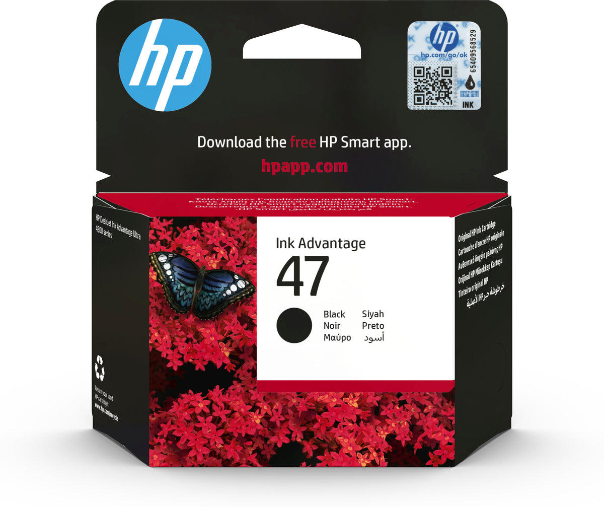 HP Ink Cart/HP 47 Black Original Cartrid