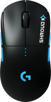 Logitech G Pro - Mouse - right- and left-handed - optical - 8 buttons - wireless - LIGHTSPEED - Logitech LIGHTSPEED receiver - shroud