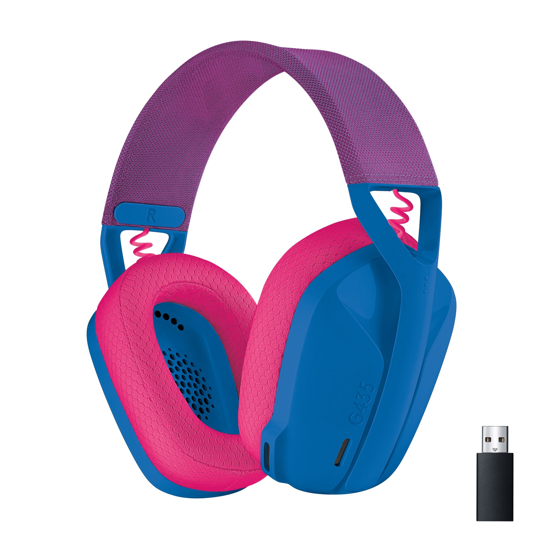 Logitech Lightspeed G435 - Auriculares - Tamaño completo - Bluetooth / Radiofrecuencia 2,4 GHz - Inalámbrico - Azul - Certificado por Discord