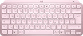 Logitech MX Keys Mini - Teclado - retroiluminação - Bluetooth - QWERTZ - Alemão - rosa