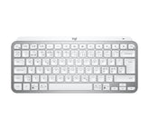 Logitech MX Keys Mini - Oficina - Teclado - Retroiluminación - Bluetooth - QWERTY - Nórdico (danés/finlandés/noruego/sueco) - Gris pálido