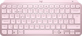 Logitech MX Keys Mini - Teclado - Retroiluminación - Bluetooth - QWERTZ - Suizo - Rosa