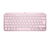 Logitech MX Keys Mini - Office - teclado - retroiluminação - Bluetooth - QWERTY - Nórdico (Dinamarquês/Finlandês/Norueguês/Sueco) - rosa