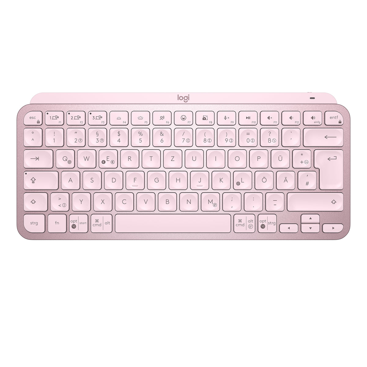 Logitech MX Keys Mini - Keyboard - Backlight - Bluetooth - QWERTY - USA - Pink