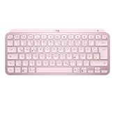 Logitech MX Keys Mini - Teclado - retroiluminação - Bluetooth - QWERTY - EUA - rosa