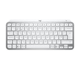 Logitech MX Keys Mini - Teclado - Retroiluminación - Bluetooth - QWERTY - Reino Unido - Gris pálido