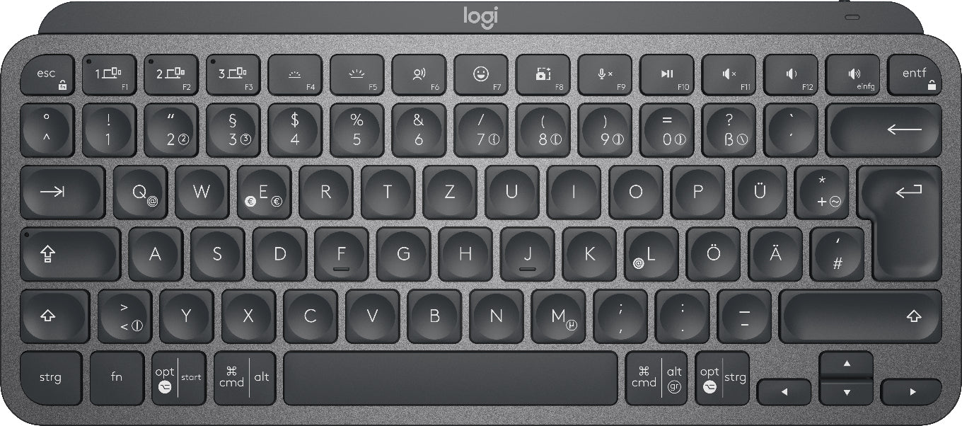 Logitech MX Keys Mini - Keyboard - Backlight - Bluetooth - QWERTZ - German - graffiti