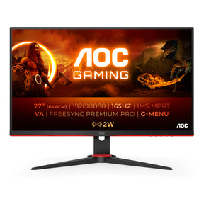 MONITOR AOC VA 27 FHD 1MS FREESYNC 165HZ VGA HDMI DP ALTAVOCES 27G2SAE/BK