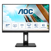 AOC U27P2CA - LED Monitor - 27" - 3840 x 2160 4K @ 60 Hz - IPS - 350 cd/m² - 4 ms - 2xHDMI, DisplayPort, USB-C