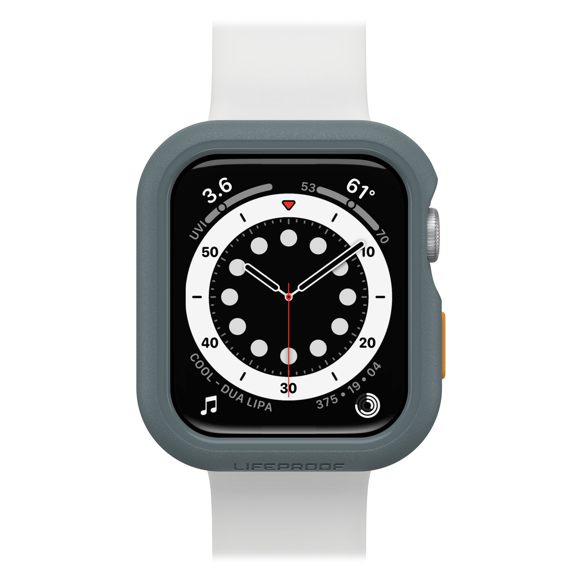 LifeProof Eco-Friendly - Amortiguador para reloj inteligente - Grande - 85 % plástico reciclado del océano - Anclajes de distancia - para Apple Watch (44 mm)