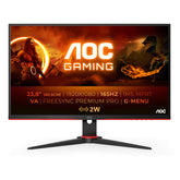 AOC Gaming 24G2SAE/BK - Monitor LED - gaming - 24" (23.8" visível) - 1920 x 1080 Full HD (1080p) @ 165 Hz - VA - 350 cd/m² - 1 ms - 2xHDMI, DisplayPort