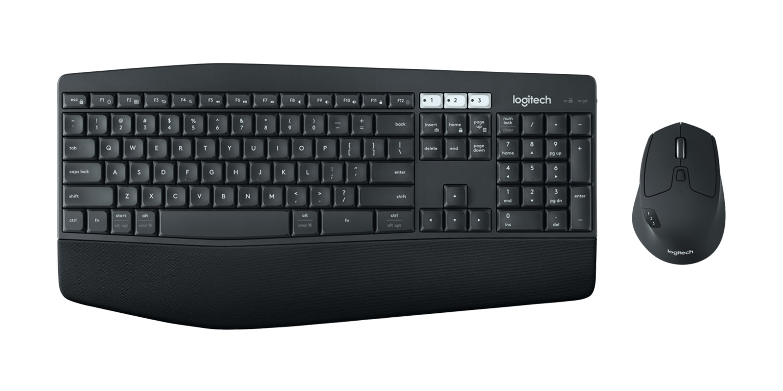 Logitech MK850 Performance - Keyboard and Mouse Combo - Bluetooth, 2.4GHz - US International/Hebrew