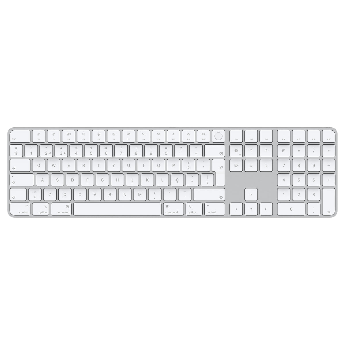 APPLE MAGIC KB W/TOUCH ID AND NUM KEYPAD FOR MAC COMPUTERS W/APPLE SILICON EN