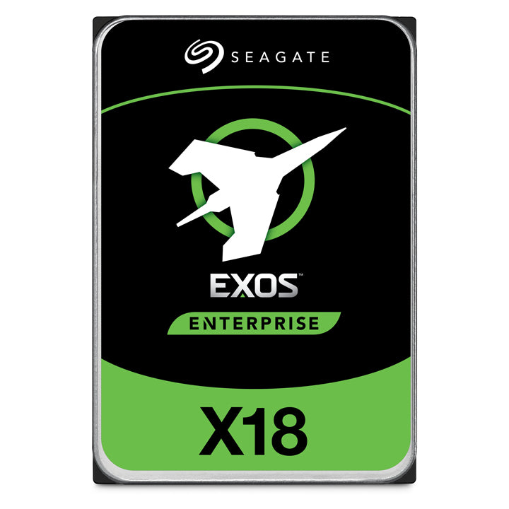 Seagate Exos X18 ST12000NM001J - Hard drive - encrypted - 12 TB - internal - SATA 6Gb/s - 7200 rpm - buffer: 256 MB - Self-Encrypting Drive (SED)