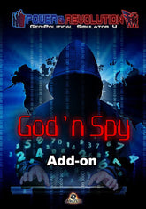 Power &amp; Revolution Geo-Political Simulator 4 - God'n Spy Add-on - 2021 Steam Edition - DLC - Win - Descargar - ESD - La clave de activación debe usarse en una cuenta de Steam válida