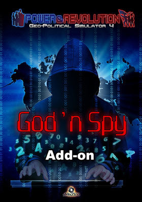 Power &amp; Revolution Geo-Political Simulator 4 - God'n Spy Add-on - 2021 Steam Edition - DLC - Win - Download - ESD - Activation Key must be used on a valid Steam account