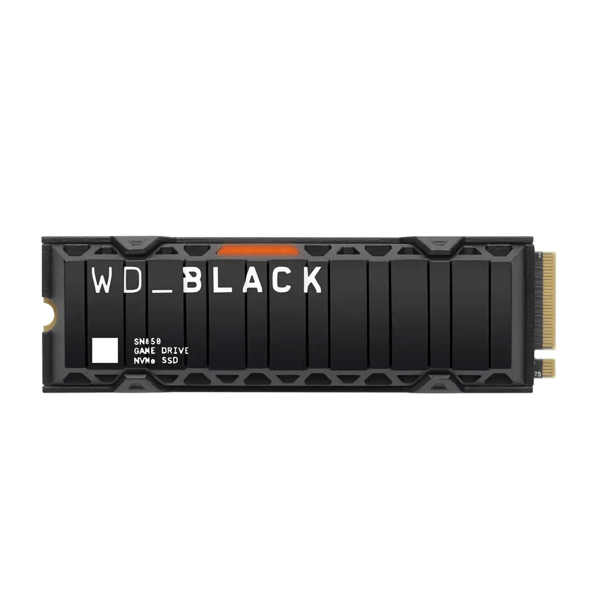 WD Black SN850 NVMe SSD WDBAPZ5000BNC - SSD - 500 GB - internal - M.2 2280 - PCIe 4.0 x4 (NVMe) - integrated heatsink