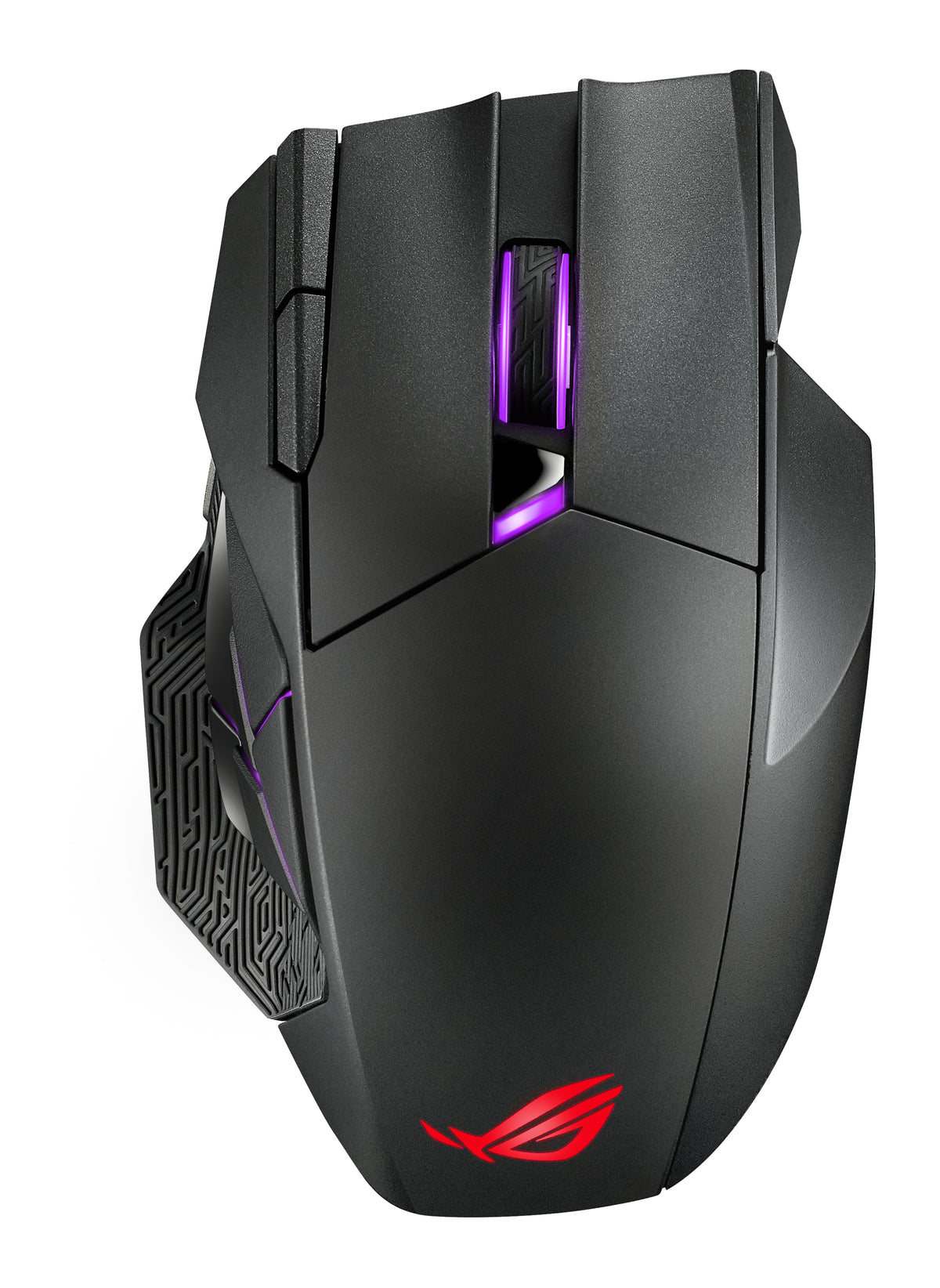 ASUS ROG Spatha X - Rato - para direita - óptico - 12 botões - sem fios, com cabo - USB, 2.4 GHz - preto