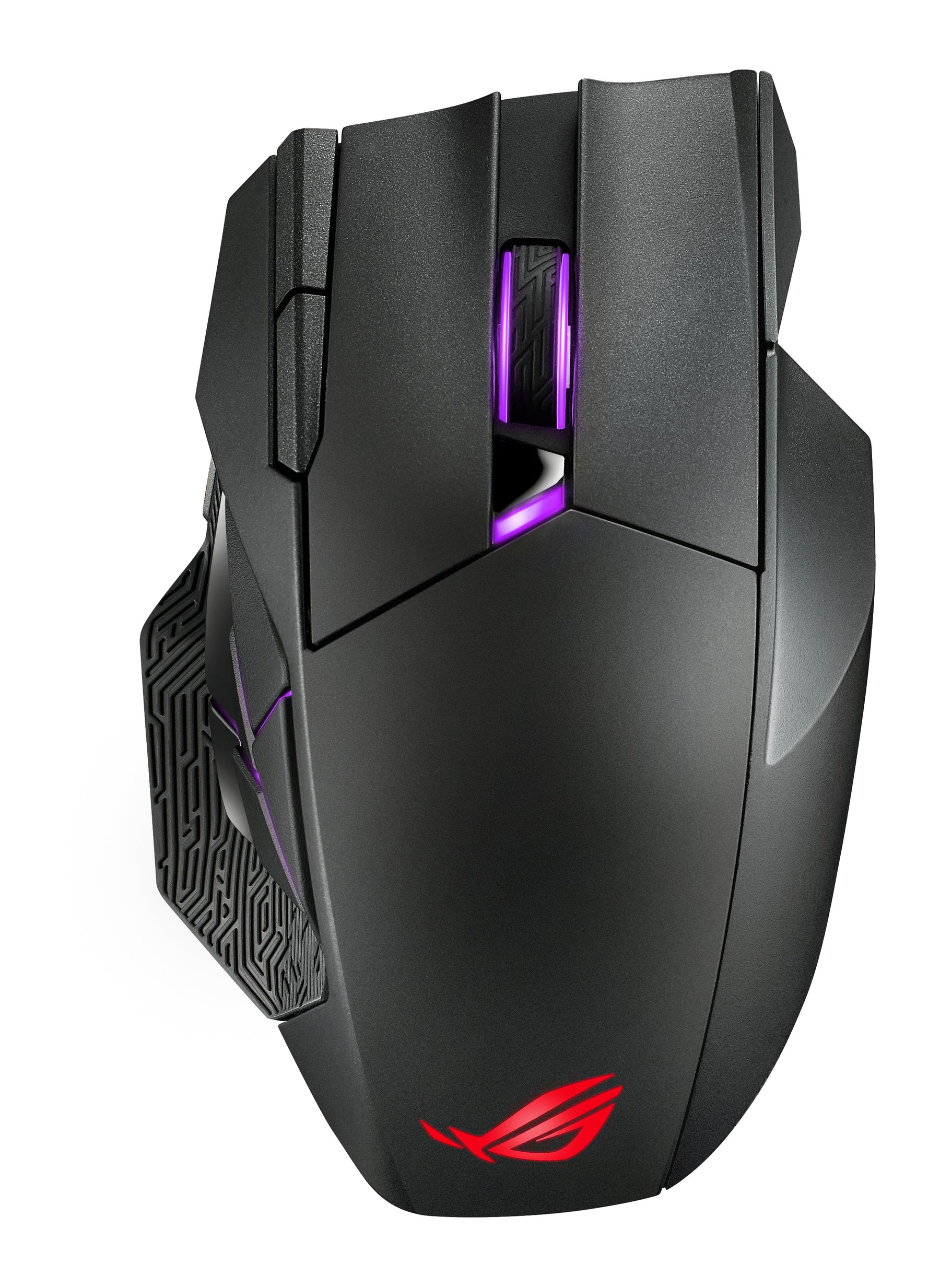 ASUS ROG Spatha X - Mouse - Right - Optical - 12 Buttons - Wireless, Wired - USB, 2.4GHz - Black