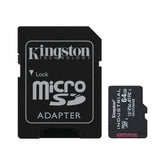 Kingston Industrial - Tarjeta de memoria flash (adaptador microSDXC a SD incluido) - 64 GB - A1 / Video Class V30 / UHS-I U3 / Class10 - microSDXC UHS-I