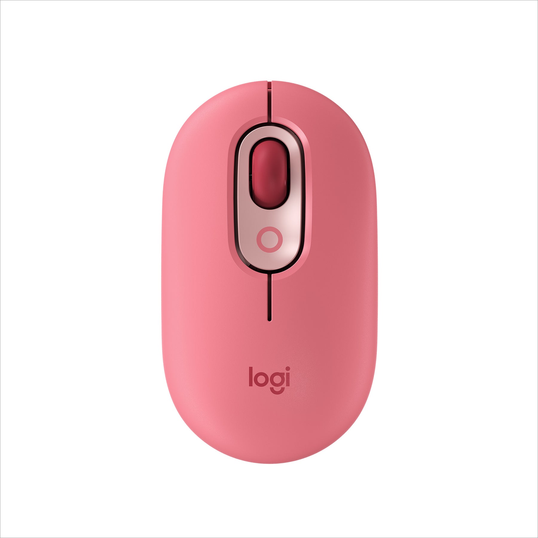 Logitech POP - Mouse - customizable emoji - optical - 4 buttons - wireless - Bluetooth 5.1 LE - heartbreaker