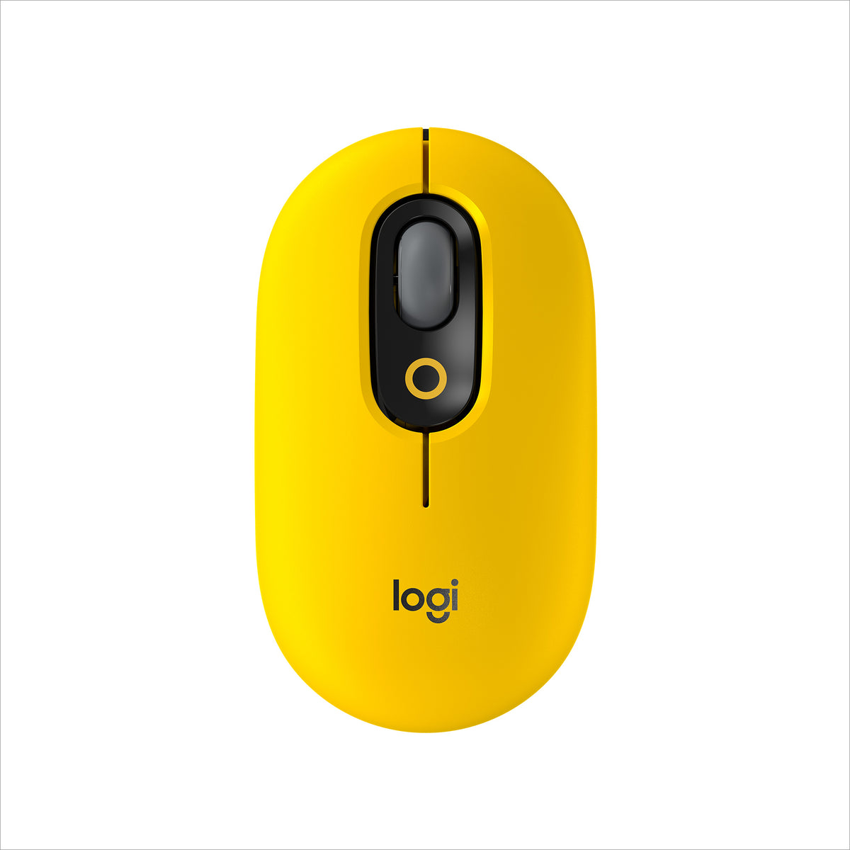 Logitech POP - Rato - emoji personalizável - óptico - 4 botões - sem fios - Bluetooth 5.1 LE - aurinegro