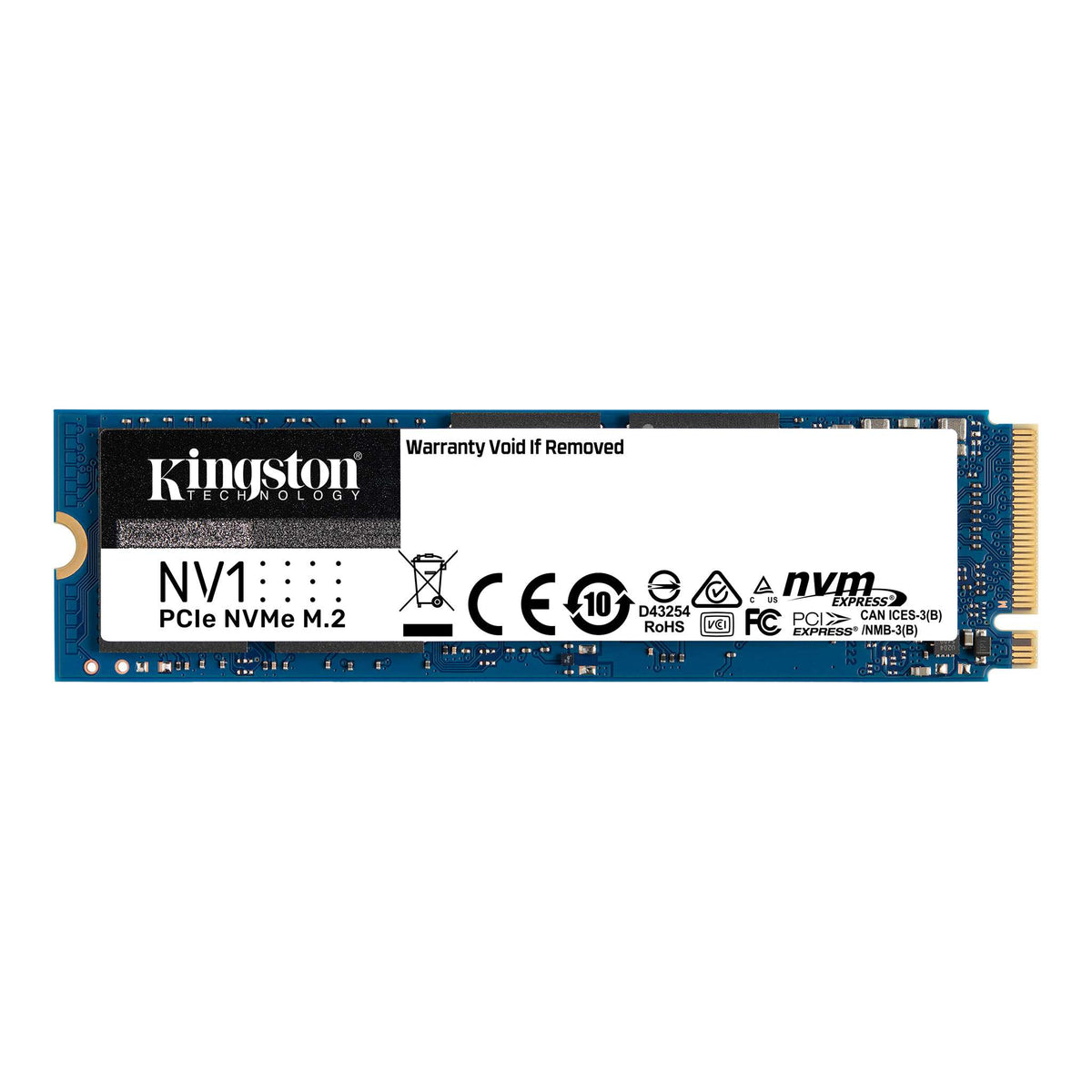 Kingston NV1 - SSD - 250 GB - interno - M.2 2280 - PCIe 3.0 x4 (NVMe)